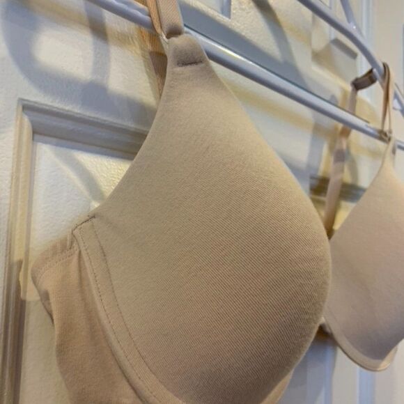 Ambrielle Tan Underwire Light Padded Bra - Picture 3 of 5